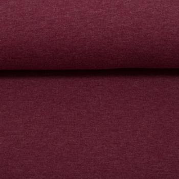 Preview: Swafing Vanessa Baumwoll Jersey Melange Bordeaux 1937